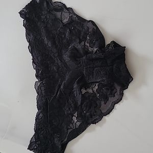 NWOT lace hip huggers